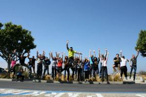The IDEA Tribe took a jumping picture for a crazy birthday wish!