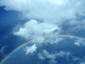 rainbow in the sky