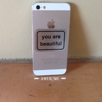 You Are Beautiful Sticker